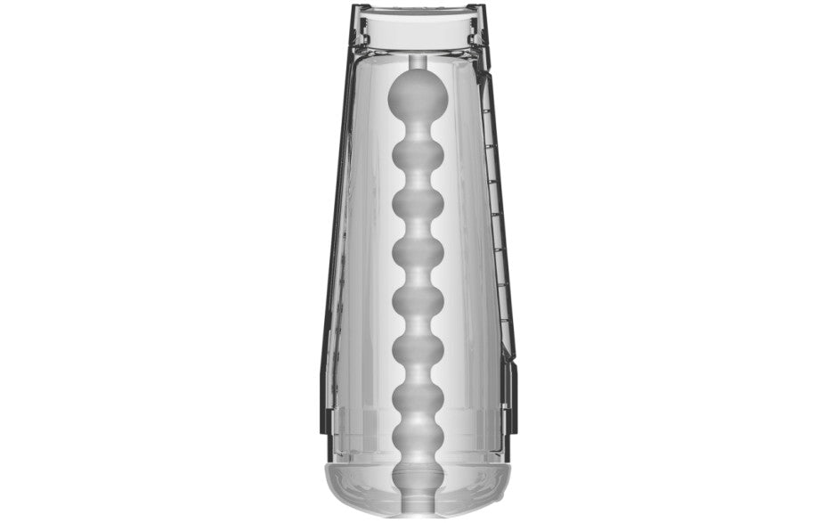 Doc Johnson's Main Squeeze Optix Crystal Masturbator, Clear