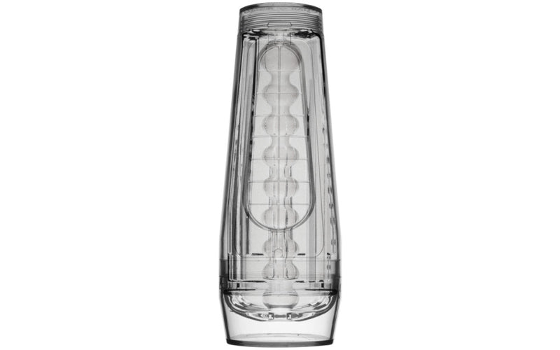 Doc Johnson's Main Squeeze Optix Crystal Masturbator, Clear
