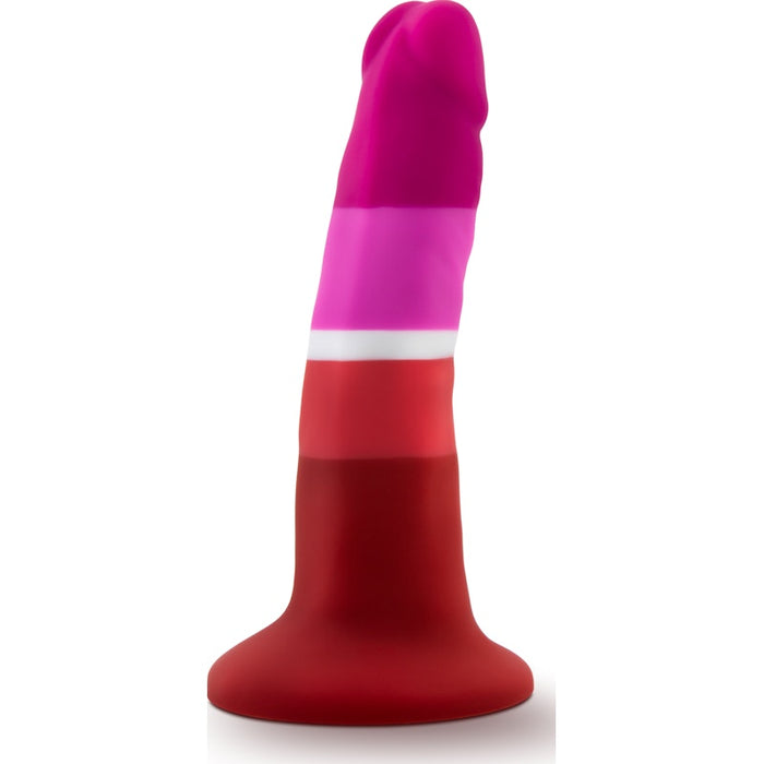 Avant Pride P3 Beauty Silicone Dildo, 5.5", Red