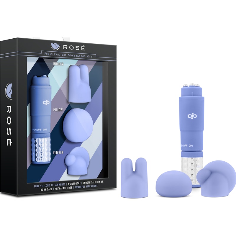 Rose Revitalize Massage Kit, Periwinkle Blue