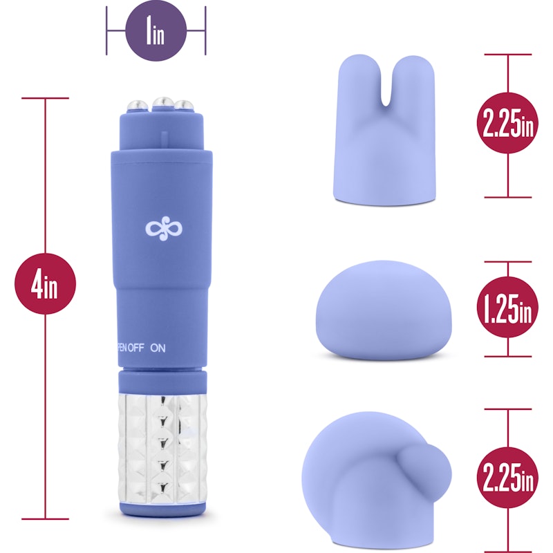 Rose Revitalize Massage Kit, Periwinkle Blue
