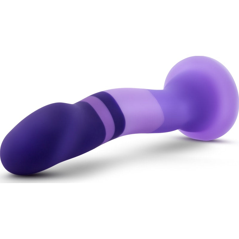 Avant D2 Purple Rain Silicone Dildo, 7.5", Purple