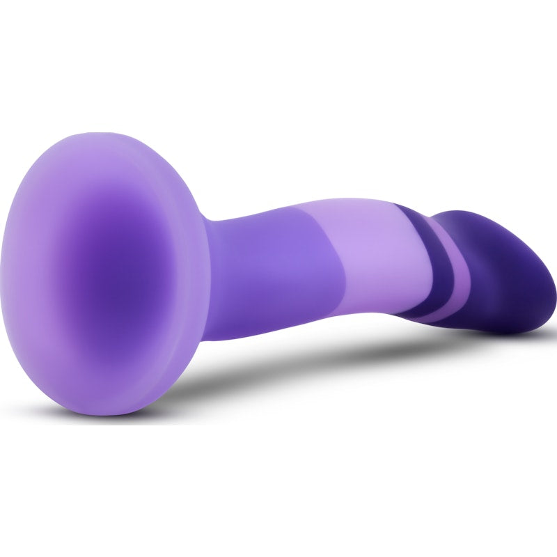 Avant D2 Purple Rain Silicone Dildo, 7.5", Purple
