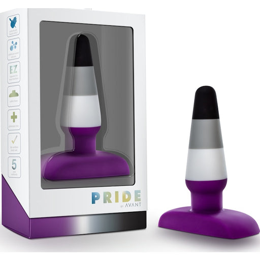 Avant Pride P7 Ace Silicone Butt Plug, Mixed