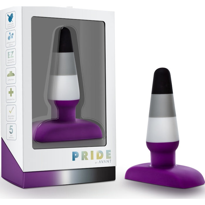 Avant Pride P7 Ace Silicone Butt Plug, Mixed