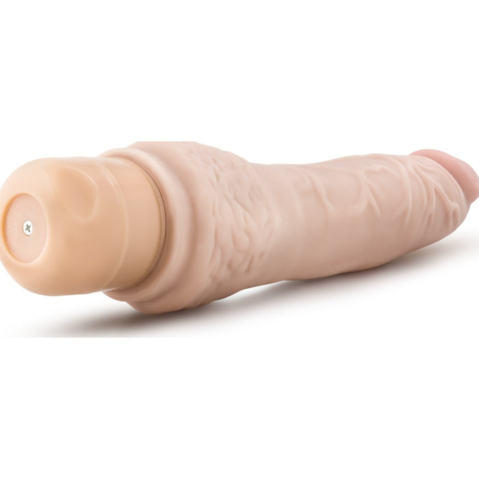 Dr Skin Cock Vibe 7 8.5in Vibrating Cock Beige