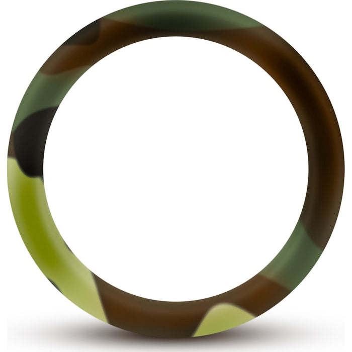 Performance Silicone Camo Cock Ring, Green Camoflauge