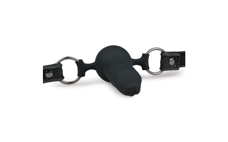 Easy Toys Pecker Gag With Silicone Dong, Black