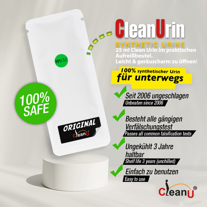 CleanUrin 25ml Sachets - ScreenyWeeny