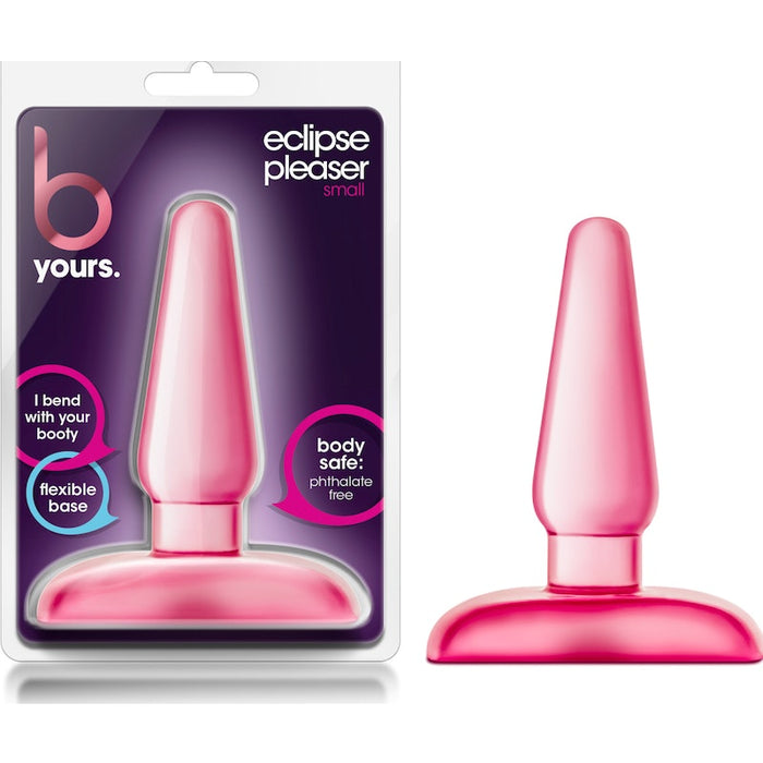 B Yours Eclipse Pleaser Butt Plug, Small, Purple/Pink