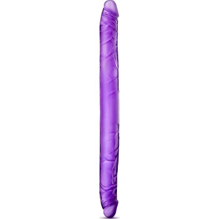 B Yours Double Dildo, 16"/41cm, Purple