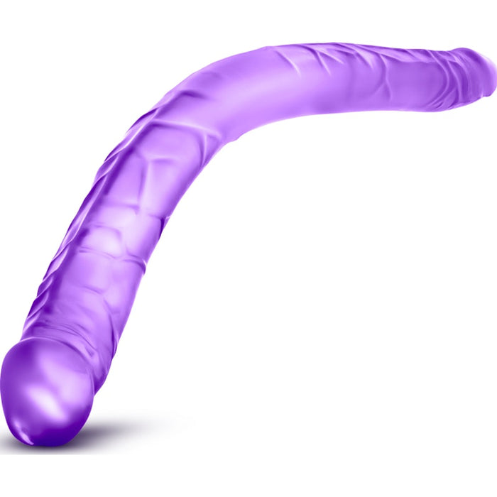 B Yours Double Dildo, 16"/41cm, Purple