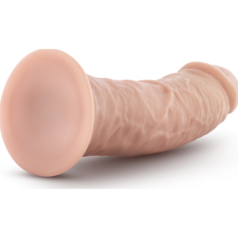 Dr Skin 8in Cock With Suction Cup, Vanilla