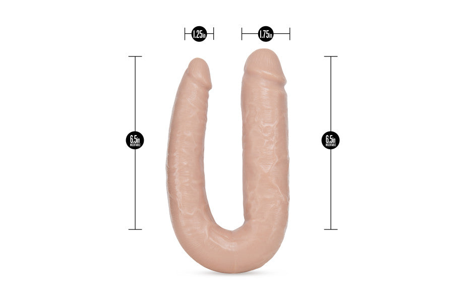 Dr Skin Dr Double Dildo, 18"(46cm), Vanilla