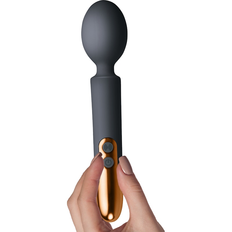 Rock Off Oriel Rechargeable Wand, Black