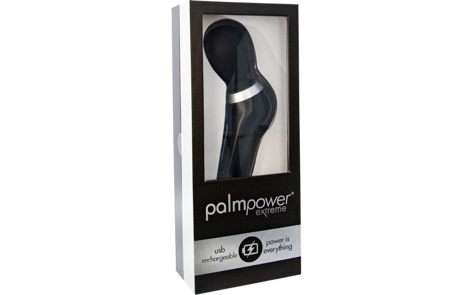 PalmPower Extreme Rechargeable Wand, Black