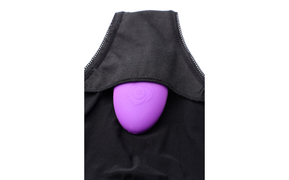 Frisky Naughty Knickers Silicone Remote Panty Vibrator, Purple