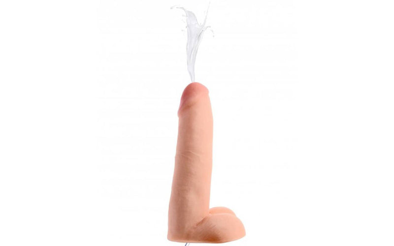 Loadz Squirting Dildo 8in/20cm, Flesh