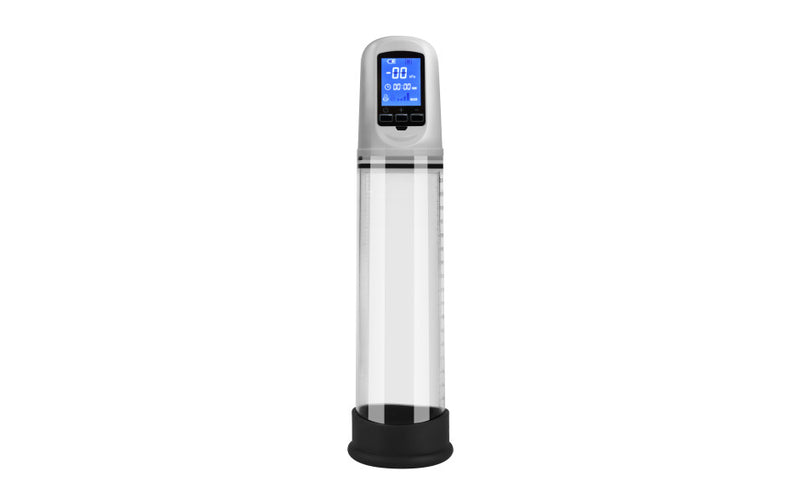 Daytona Luxury USB LCD Automatic Penis Pump, Clear