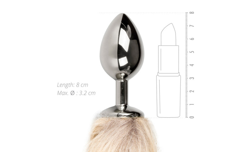 Easy Toys Fox Tail No. 2 Plug, Silver