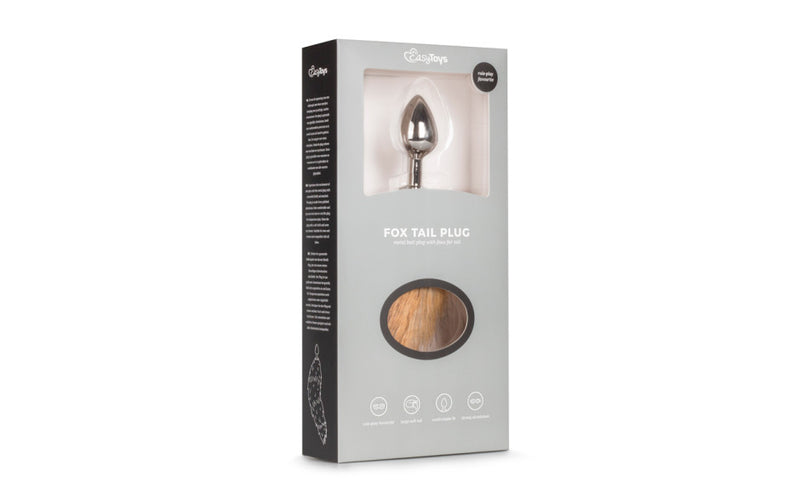 Easy Toys Fox Tail No. 2 Plug, Silver