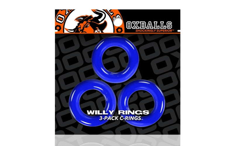 OxBalls Willy Rings Cockrings, Police Blue