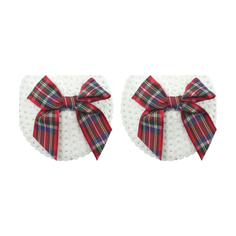 Lovetoy Reusable Sequin Round Nipple Pasties, White