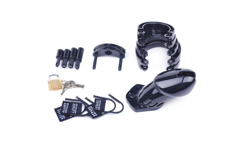 Daytona Male Chastity Kit, Black