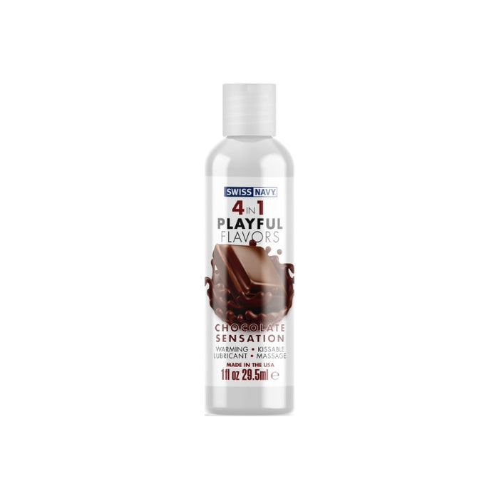 Swiss Navy Playful Flavours 4 In 1 Chocolate Sensation 29.5ml