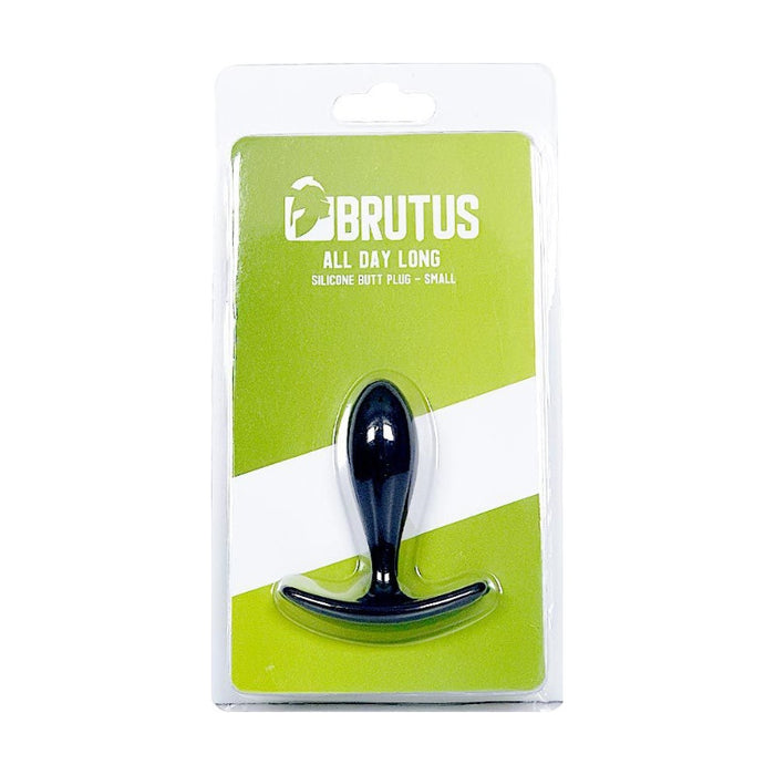 Brutus All Day Long Butt Plug, Small (8-21mm), Black