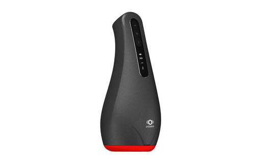 OTouch Airturn 1 Black heating masturbator side view