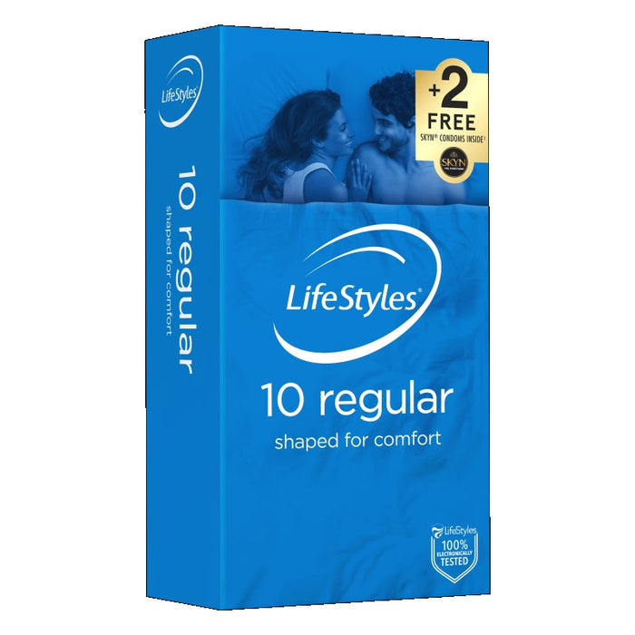 LifeStyles Regular Condoms, 10-pack