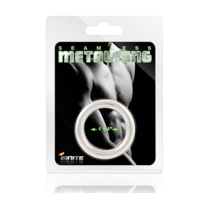 Ignite Seamless Metal Cock Ring 32mm