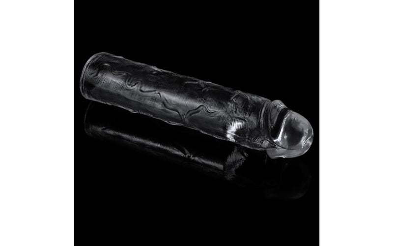 Lovetoy Clear Penis Extender Sleeve Plus, 2in/5cm, Clear