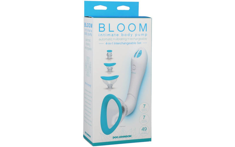 Doc Johnson Bloom Intimate VIbrating Body Pump, White