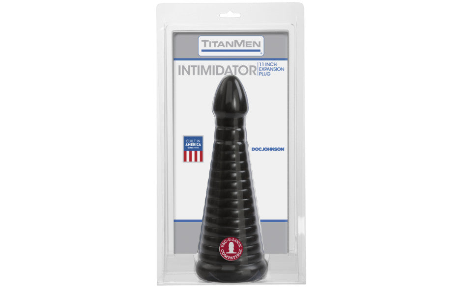 TitanMen Intimidator Anal Toy, 11"/28cm, Black