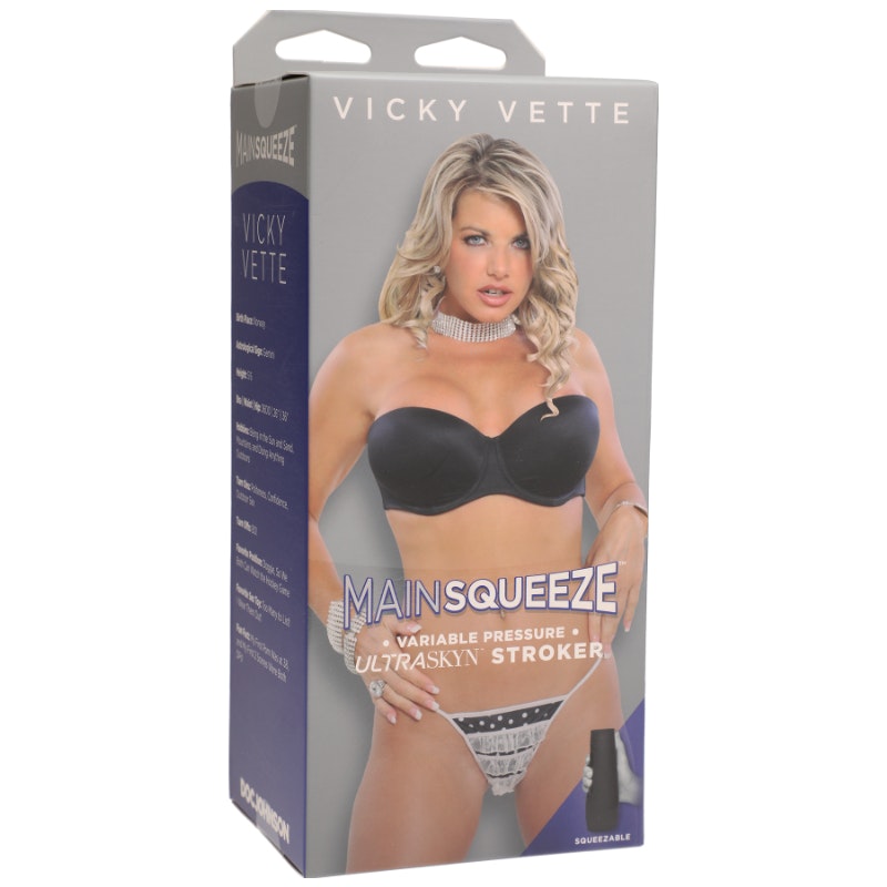 Doc Johnson Main Squeeze Vicky Vette Pussy Masturbator, Vanilla
