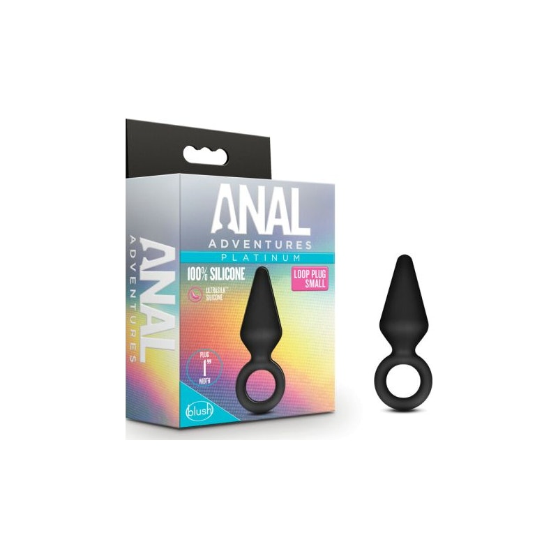 Blush Novelties Anal Adventures Platinum Silicone Anal Loop Plug Small