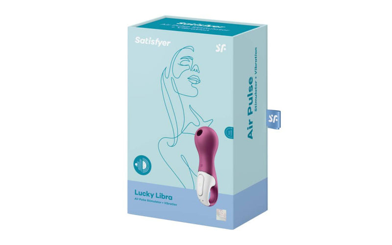 Satisfyer Libra Air Wave Vibrator, Raspberry
