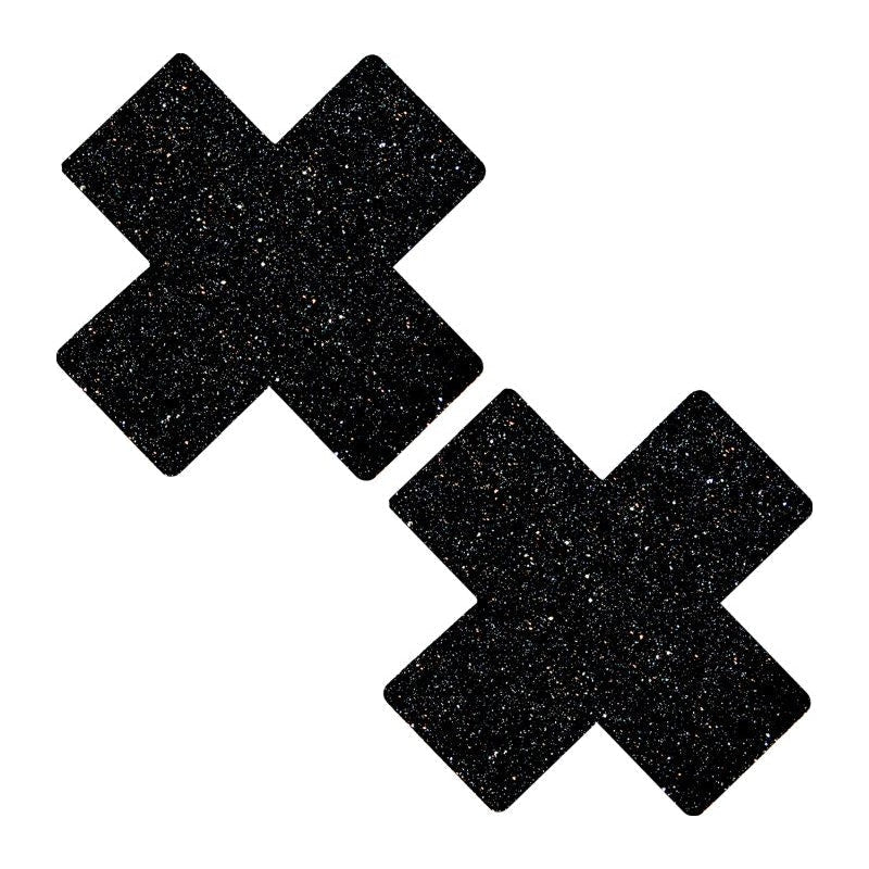 Neva Nude Black Malice Glitter X Factor Pasties