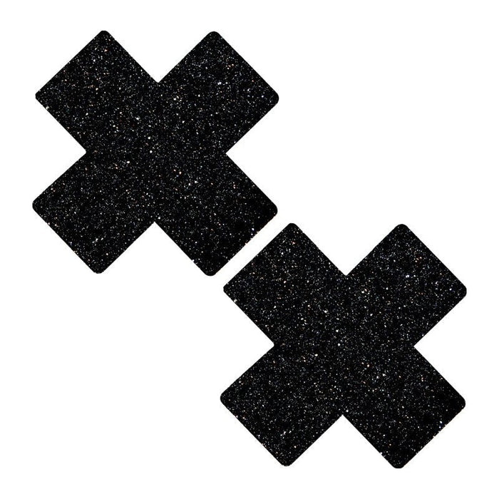 Neva Nude Black Malice Glitter X Factor Pasties