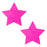 Neva Nude Neon Pink Starburst Starry Night Pasties