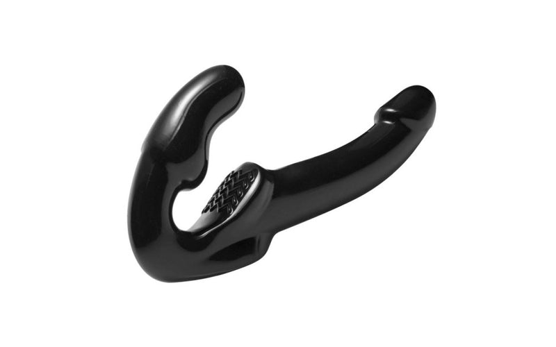 Strap U Revolver II Strapless Strap On Dildo, Black