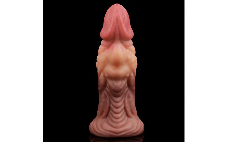 Lovetoy Alien Silicone Butt Plug, 7"/18cm, Flesh