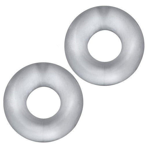 Hunkyjunk Stiffy Cockrings, 2-pack, Clear, One Size