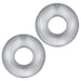 Hunkyjunk Stiffy Cockrings, 2-pack, Clear, One Size