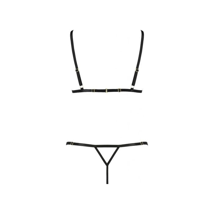 Passion Lingerie Solon 2-piece set, Black, S/M