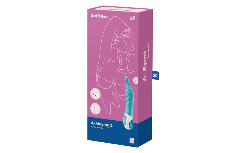 Satisfyer A-mazing 2 Vibrator, Turquoise