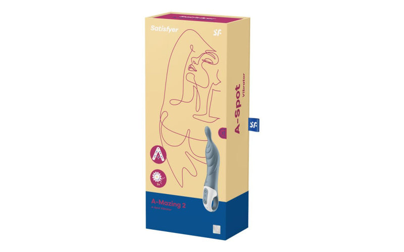 Satisfyer A-mazing 2 Vibrator, Grey