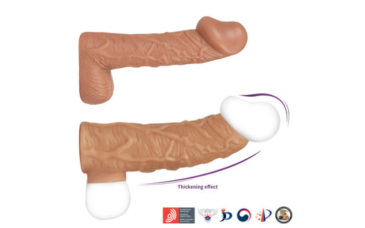 Kokos Nude Cock Sleeve 1 flesh medium showing flexible stretch design